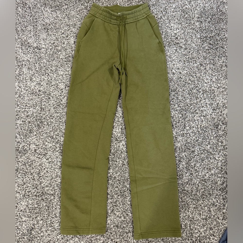 lululemon athletica Olive Green Track Pants